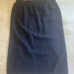 Banana Republic Classic Black Midi Skirt